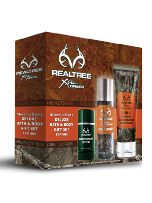 Realtree Mountain Series for Him  Bath/Body 3 Piece Gift Set